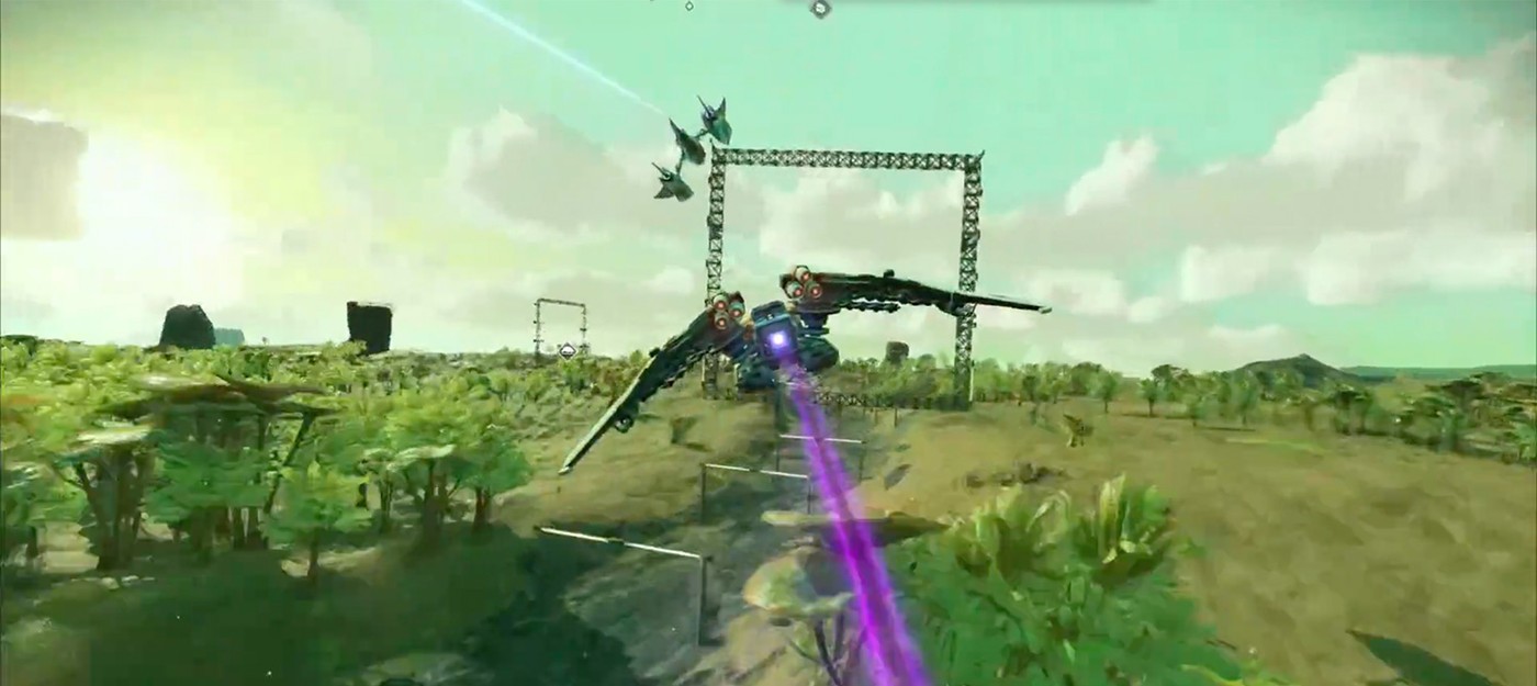 No Man's Sky player builds fully functional spaceship racing track