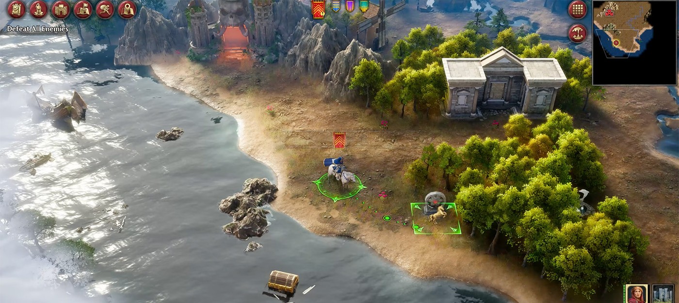 12 minutes of Heroes of Might and Magic 3 remake gameplay in 4K