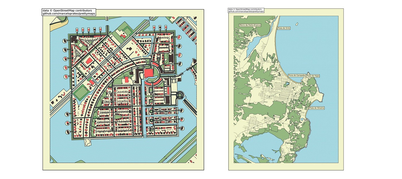 Open-source library turns any area on the map into a poster