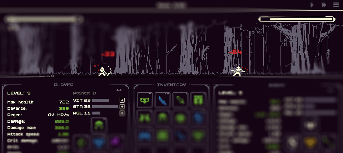 Steam page for Dice Looter goes live – stylish pixel art autobattler where dice rolls and inventory management decide everything