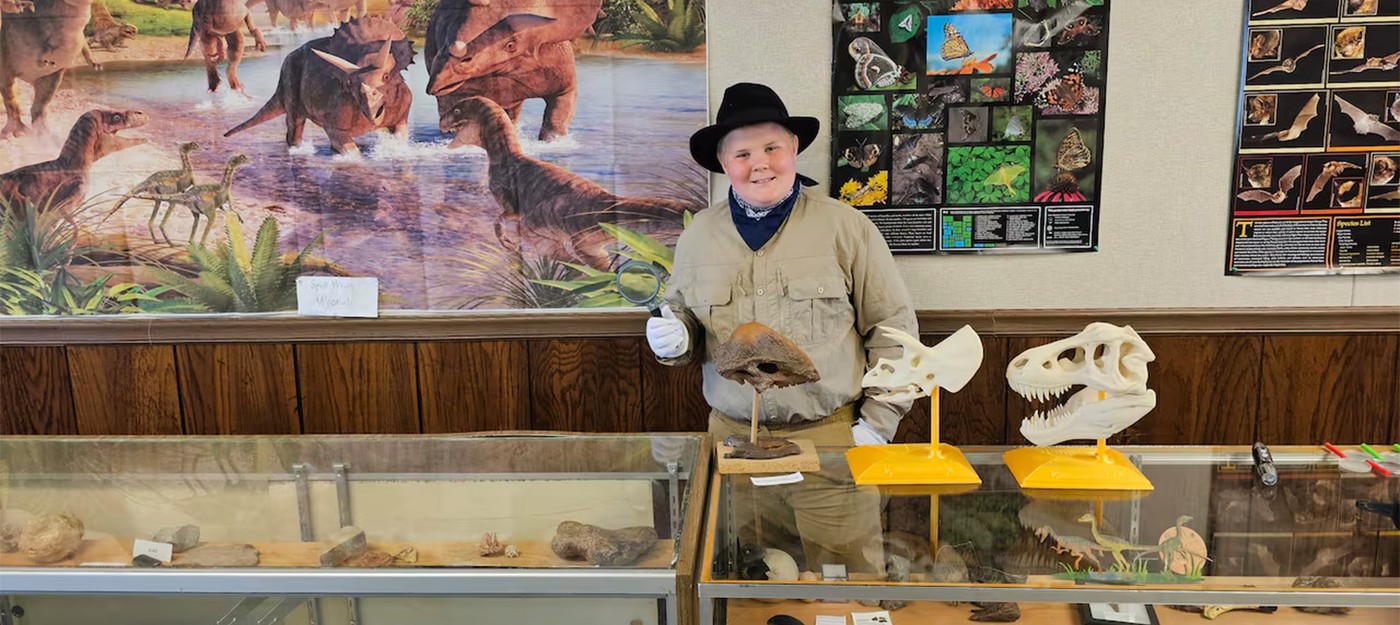11-year-old fossil collector became the world's youngest museum curator – he opened it at just 9 years old