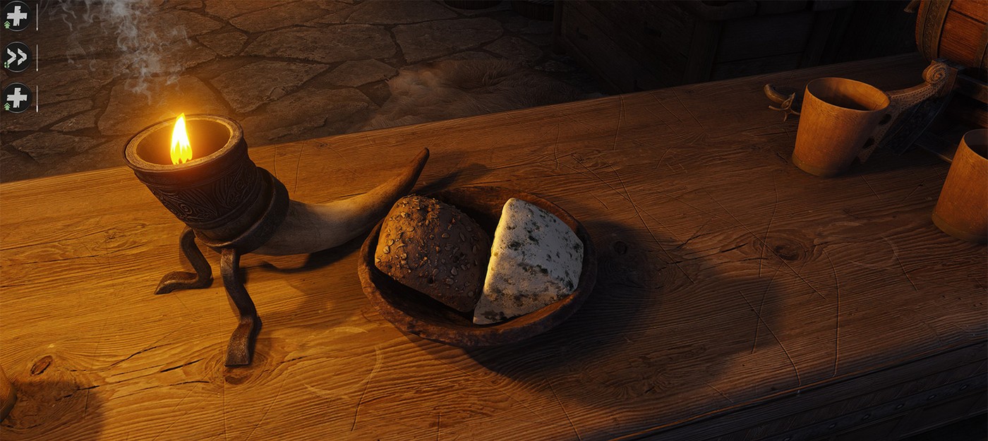 Skyrim player showed bread and a piece of cheese in 8K from a 600 GB mod pack