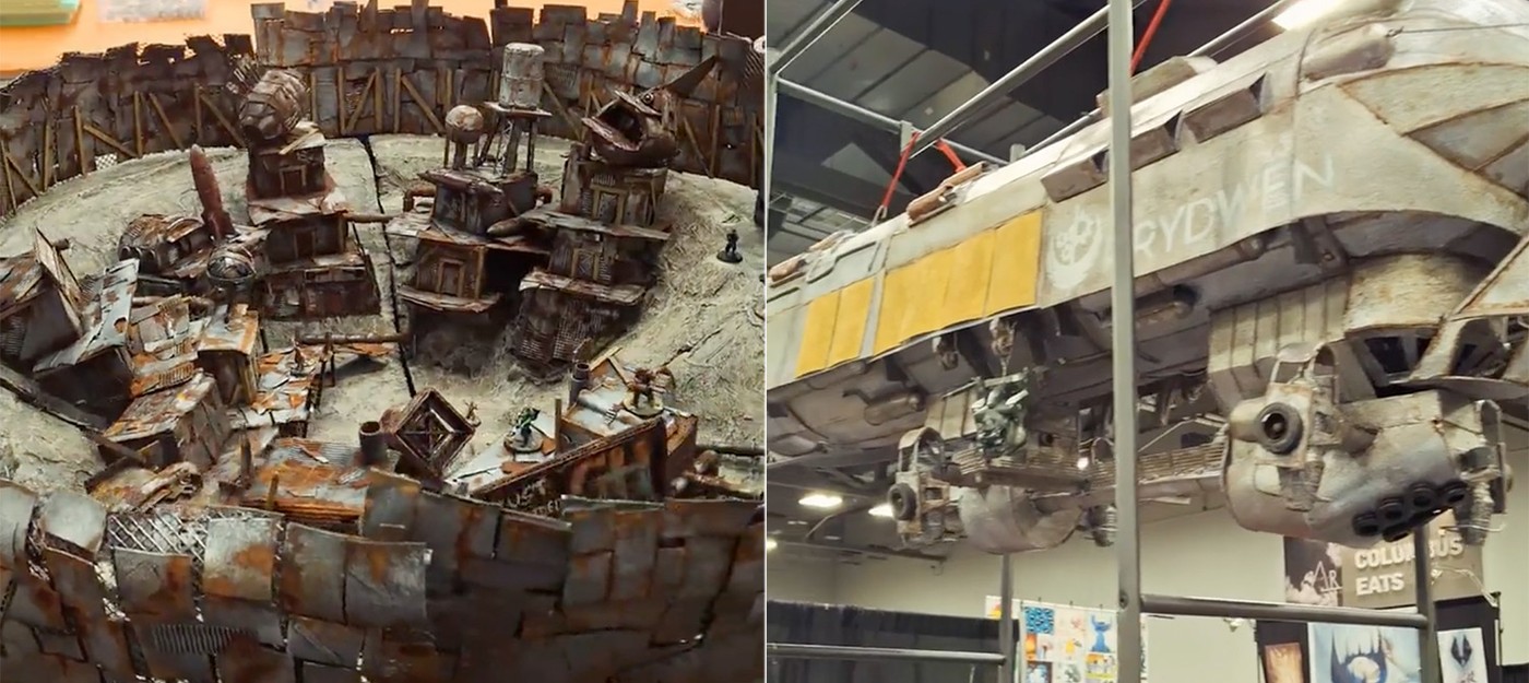 Fallout fan spent 6 months building a Megaton diorama from cardboard and model airplanes