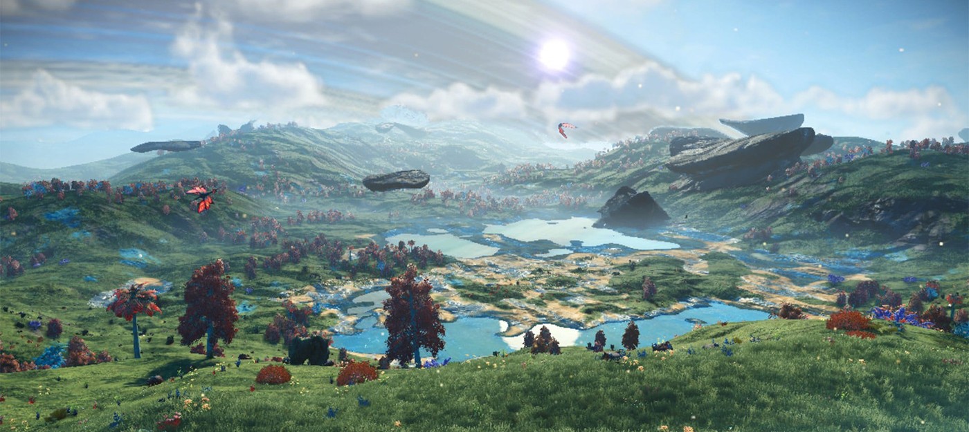 A No Man's Sky player found a planet that looks like it's straight out of Light No Fire