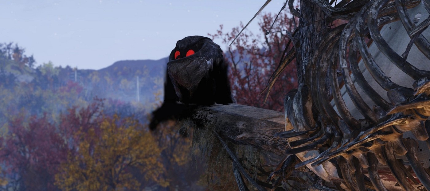 A gamer visited the real Mothman statue in Point Pleasant, and three years later reached it in Fallout 76 as well