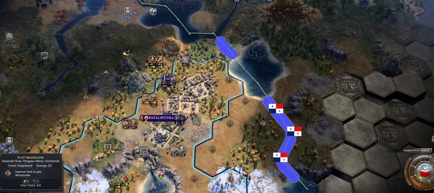 Civilization 7 fans find spots on maps for the Panama Canal and beg Firaxis to add it as soon as possible
