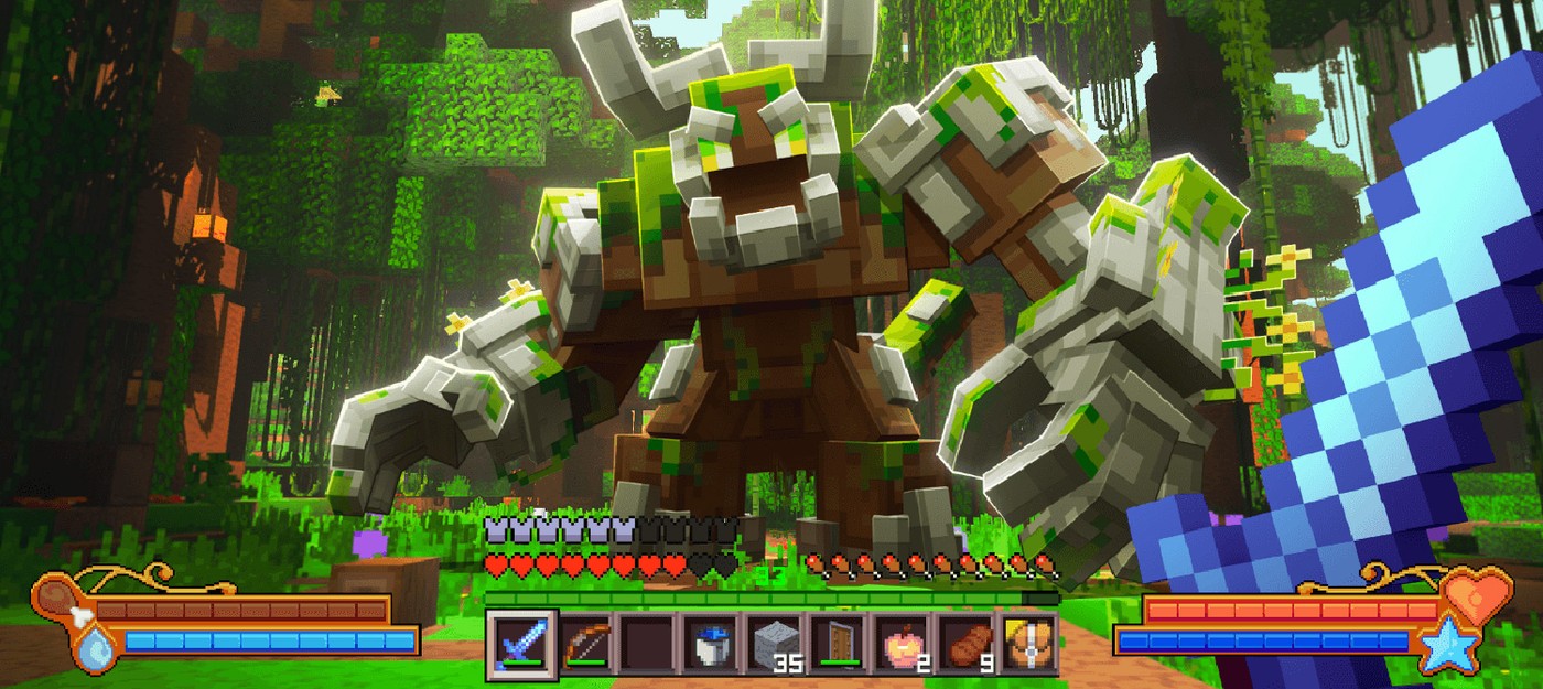 Free Bedrock Reimagined mod turns Minecraft Bedrock Edition into a full RPG with bosses, magic, and quests