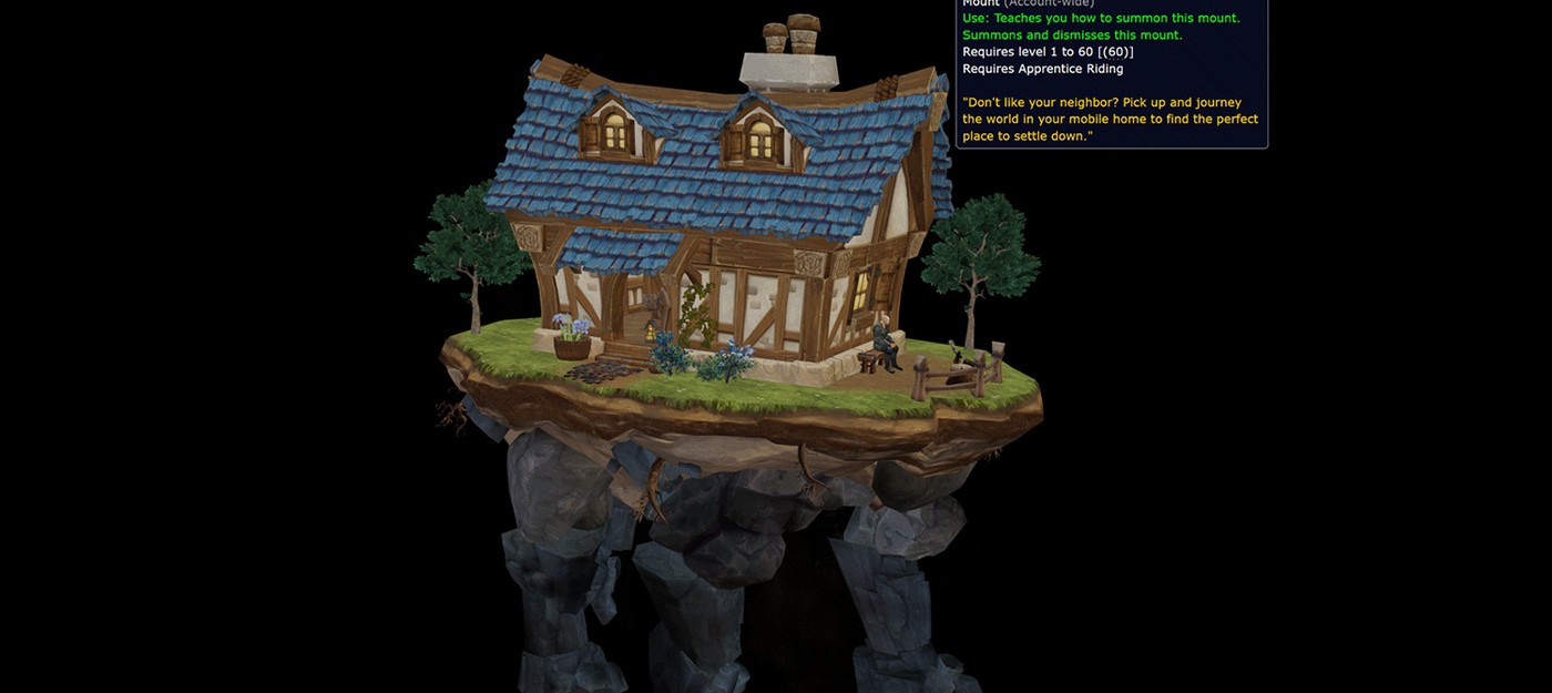 World of Warcraft players dream of $1,000 walking house mounts and recall a prophetic fan concept