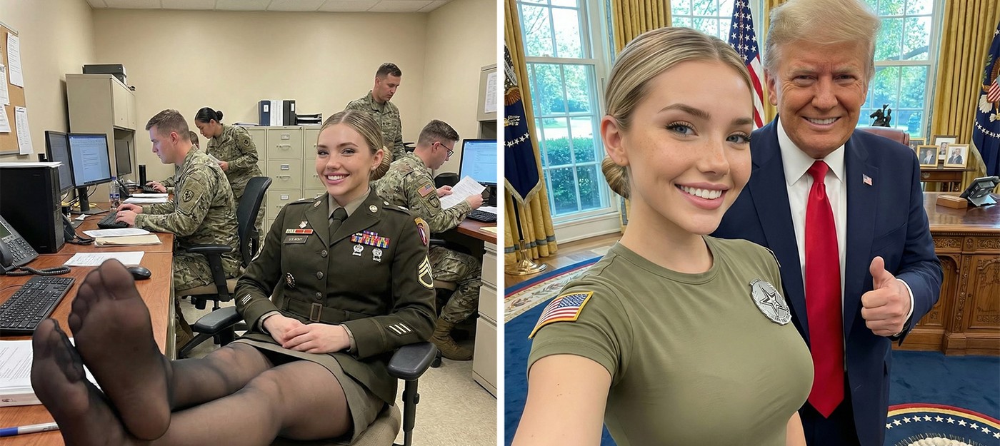 Trump supporters have fallen for an AI character "Jessica Foster" with nearly a million Instagram followers