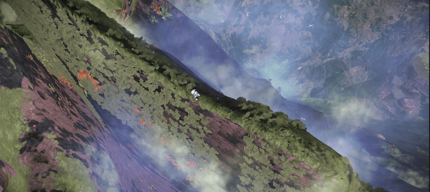 No Man's Sky player discovers planet with razor-sharp mountains and water-level chasms