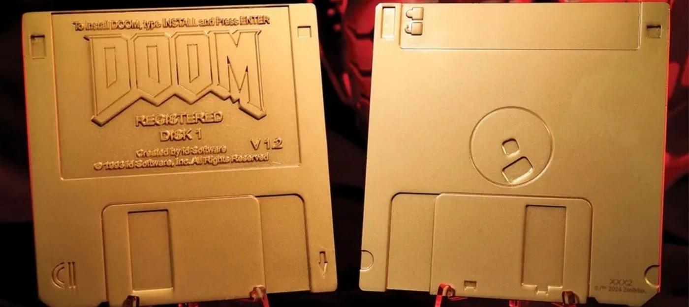 American retailer starts selling gold-plated Doom floppy disks for $30 without the game itself