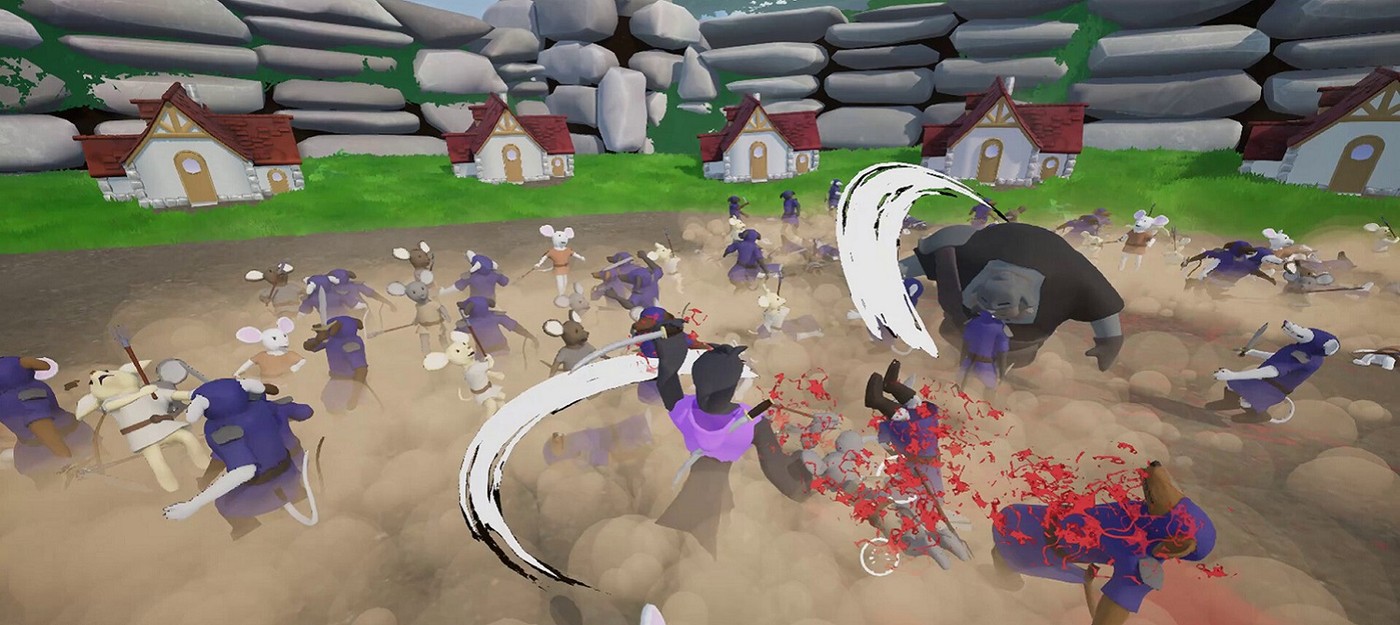 Verminsteel is a hack-and-slash where a crow warrior fights fascist hordes, from the SkateBIRD developer