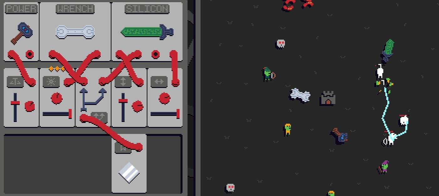 Roguelike Wireworks challenges players to defend their base using modular boards and wire management