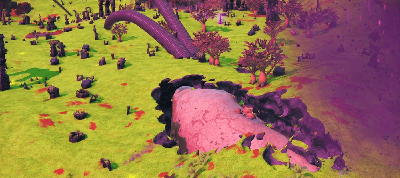 No Man's Sky player discovers massive organic frigate buried underground