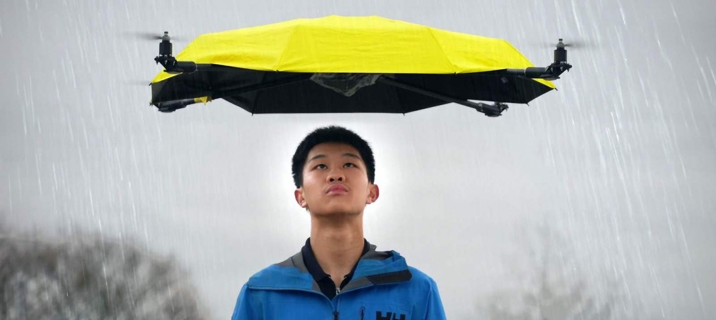 YouTuber creates autonomous flying robo-umbrella