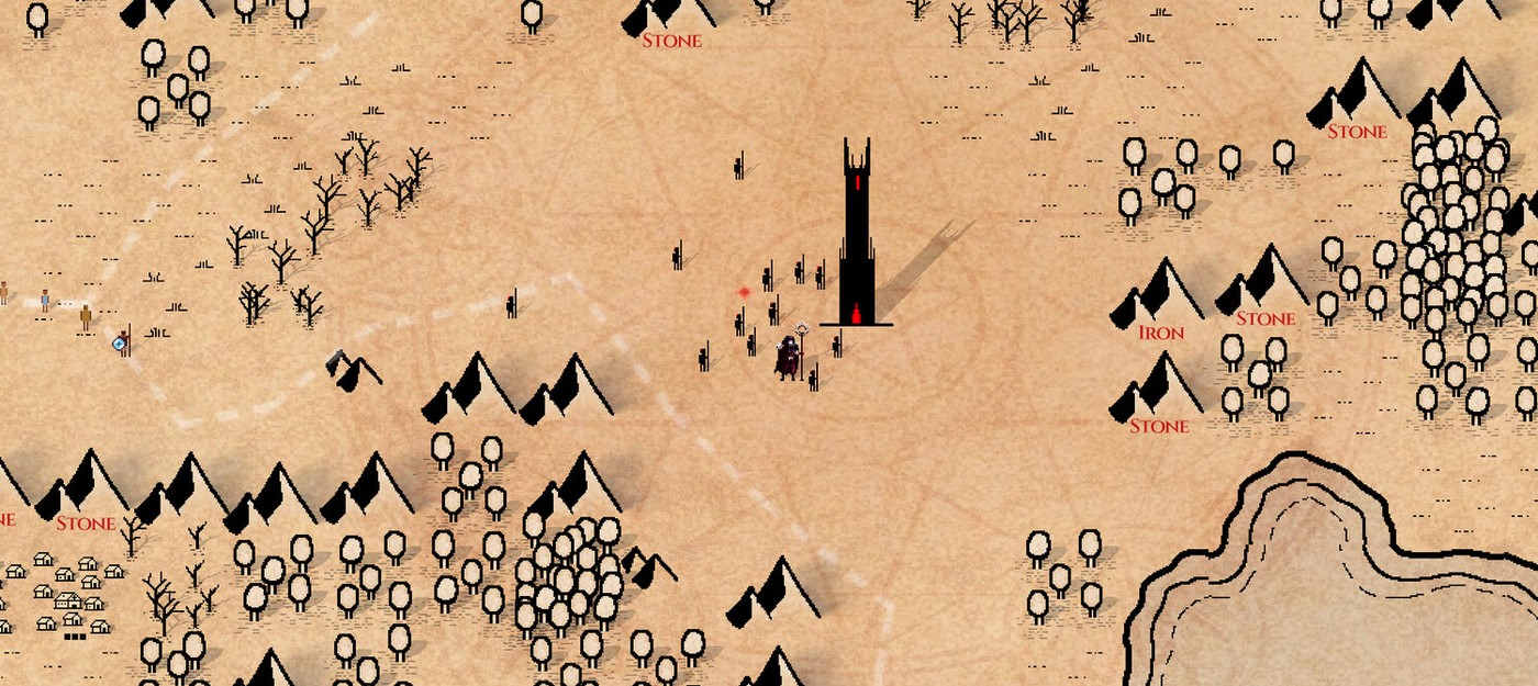 Minimalist Arise Dark Lord combines strategy and action in the spirit of Tolkien