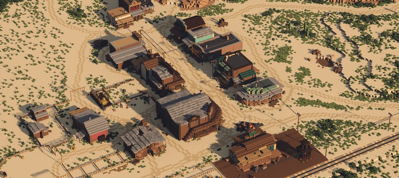 Minecraft player recreates Red Dead Redemption 2's Armadillo town at 1:1 scale