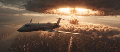 An artist built a website that predicts the apocalypse based on billionaire private jet activity