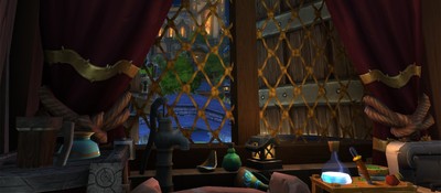 World of Warcraft fan builds a house overlooking nighttime Stormwind, and fans are asking for the layout code