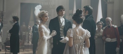 Poster for Sarik Andreasyan's "War and Peace" adaptation is riddled with AI blunders