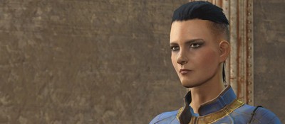 A Fallout 4 player noticed the Children of Atom symbol on Vault 81's Tina's forehead and came up with a whole backstory before finding out it was just a bug