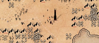 Minimalist Arise Dark Lord combines strategy and action in the spirit of Tolkien