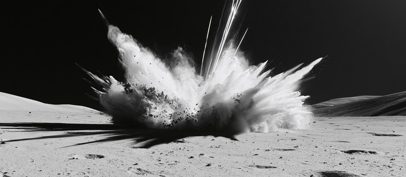 Korean probe Danuri took the first images of the Falcon 9 stage impact site on the Moon