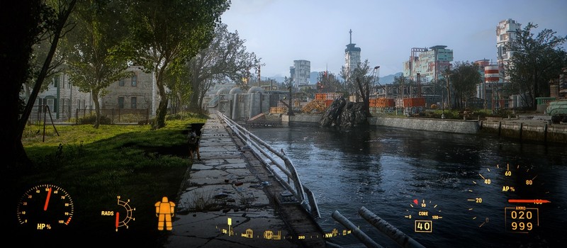 Fallout 4 fan shows sunny screenshot with modern graphics that took several hundred mods and an RTX 5090