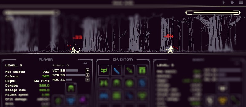 Steam page for Dice Looter goes live – stylish pixel art autobattler where dice rolls and inventory management decide everything