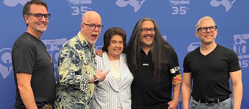 Founders of id Software – Tom Hall, John Romero, and both Carmacks – gathered together for the first time in 30 years at QuakeCon and even met with the "mother of id"