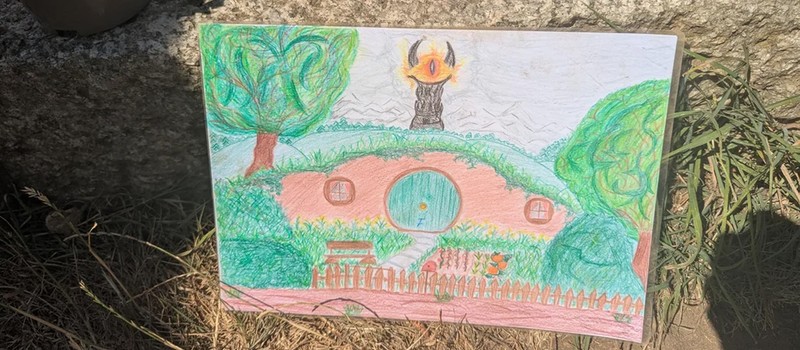 Fans bring drawings and other works to Tolkien's grave in Oxford – it has turned into a place of pilgrimage for fans