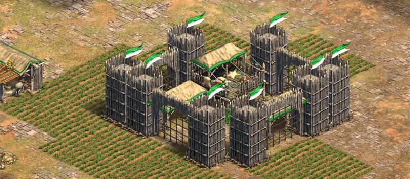 Age of Empires 2 newcomer's idea to build gates around the town center was mocked