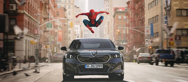 BMW owners unhappy about the appearance of "Spider-Man: Brand New Day" advertising on their cars' central displays