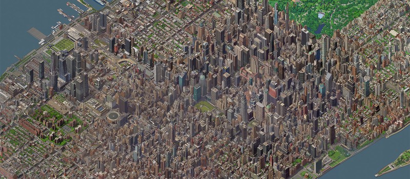 Developer creates massive isometric pixel-art map of New York City entirely with AI