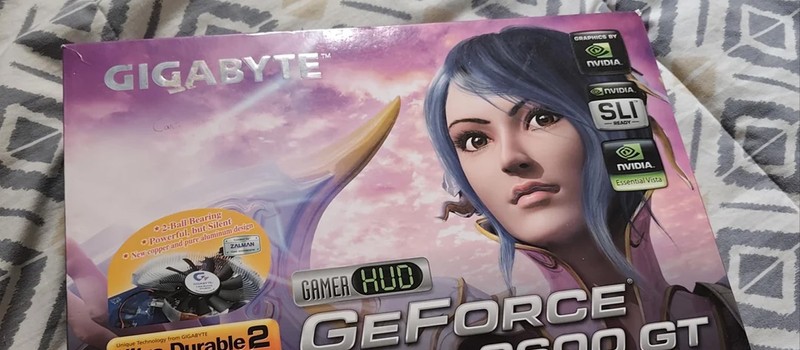 Gamers fondly remember a 2008 graphics card with an anime girl on the box