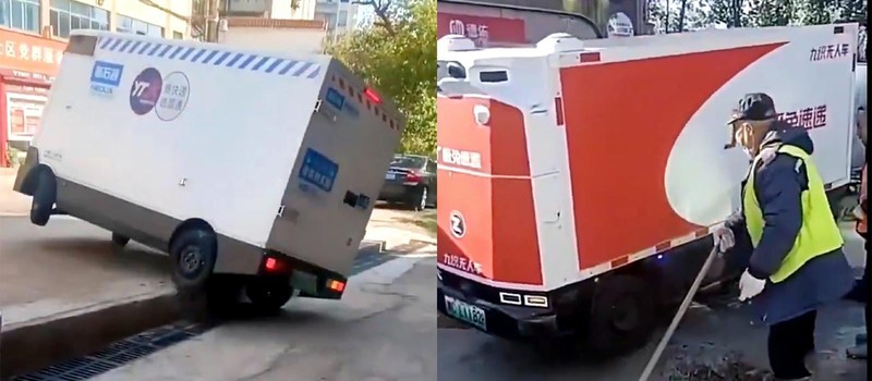 Mass deployment of robo-vans in China turns into road chaos – they drive like GTA Online players