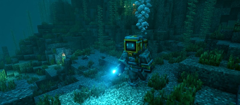 Minecraft players demand deeper oceans and diving suits