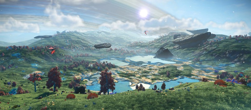 A No Man's Sky player found a planet that looks like it's straight out of Light No Fire