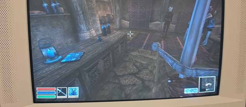 Gamer ran Morrowind on a CRT monitor and called this approach the "optimal gaming configuration" for the game