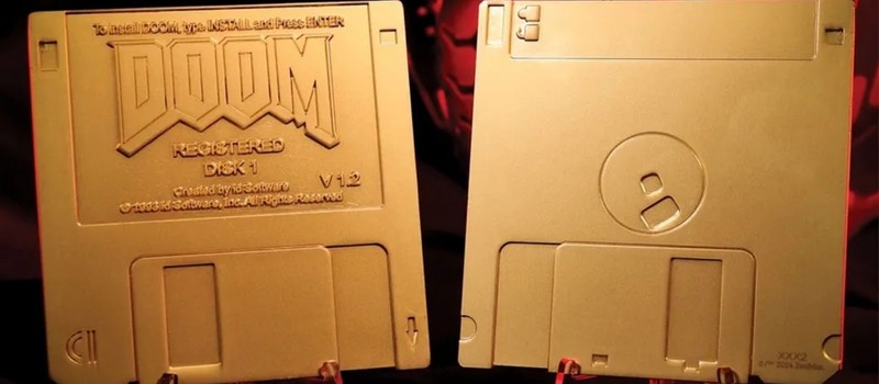 American retailer starts selling gold-plated Doom floppy disks for $30 without the game itself