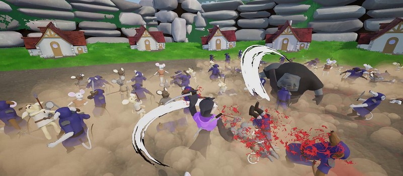 Verminsteel is a hack-and-slash where a crow warrior fights fascist hordes, from the SkateBIRD developer