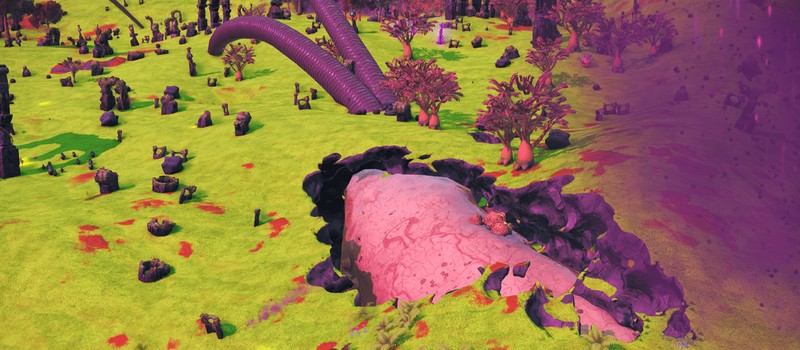 No Man's Sky player discovers massive organic frigate buried underground