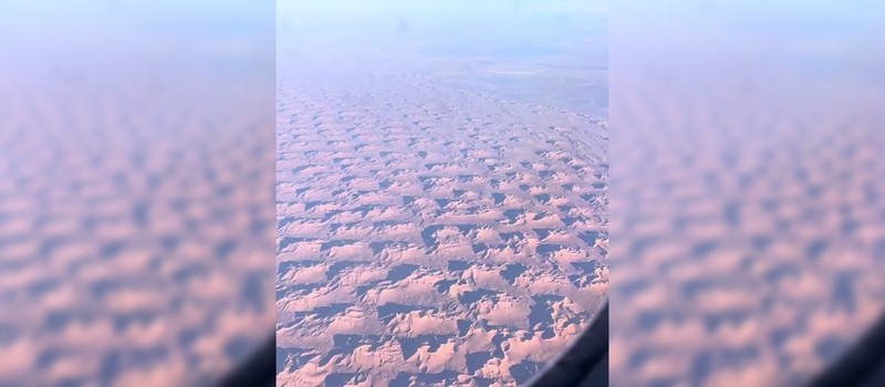Amazing video of a flight over the Sahara led to an analysis of dune geometry